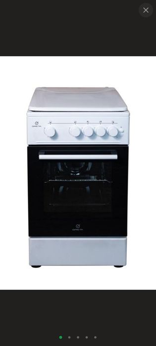 Газова плита GRETA KGG 52 MM 13 W у білому кольорі.
