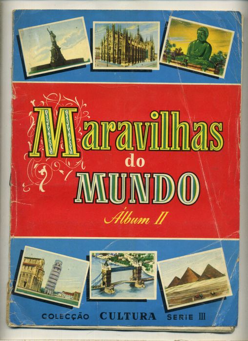 Cadernetas Maravilhas do Mundo Album I + II, completas