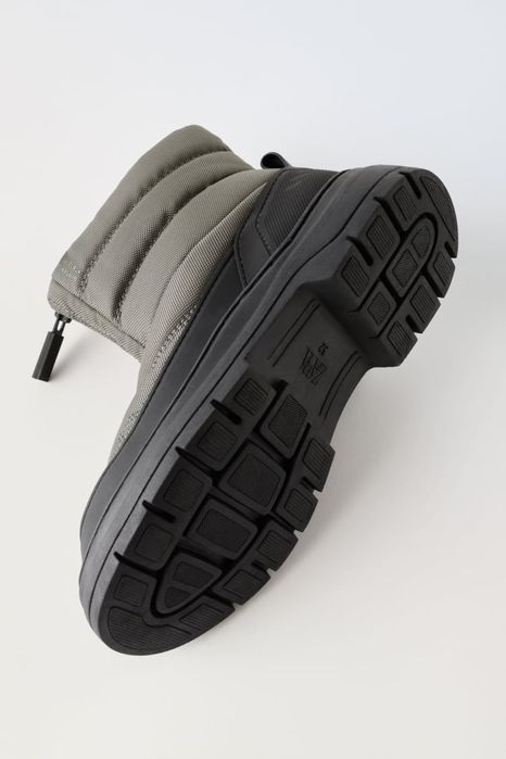 ZARA 33,38,39 зимові дутики сапоги ботинки зимове взуття