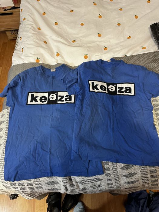 Koszulka treningowa piłkarska bawełniana keeza S męska niebieska