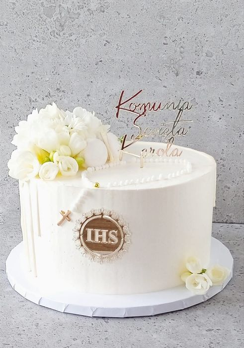 Komunia tort komunijny