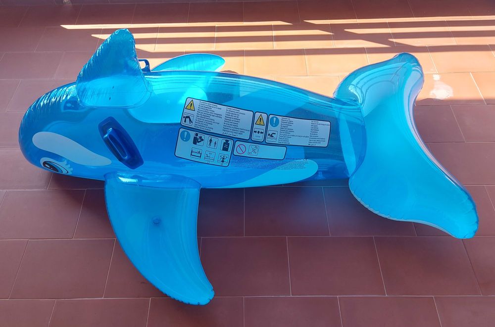 Golfinho insuflável