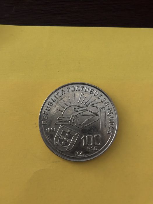 Moeda 100 escudos 1991
