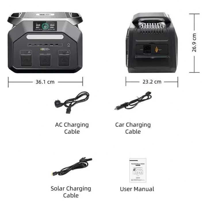 Зарядна станція IEE P1800 1800W 1024Wh LiFePO4