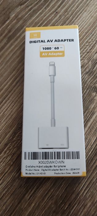 Cyfrowa przejściówka AV Apple