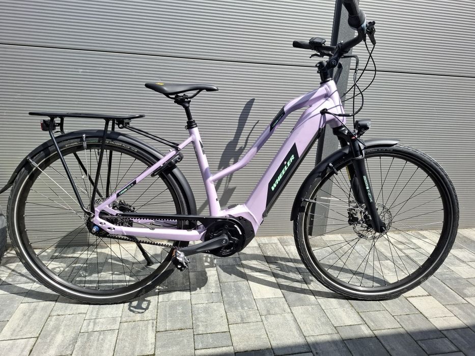 Rower elektryczny trekkingowy Wheeler i-Vision Gor IH r. M L na pasku Suntour hamulce tarczowe hydrauliczne Yamaha