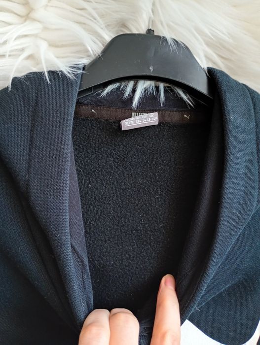 Czarna bluza puma z kapturem xs / xxs