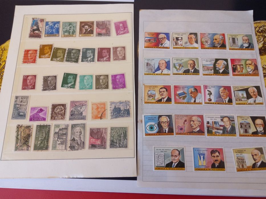 281125#Espanha lote 50 selos diversos