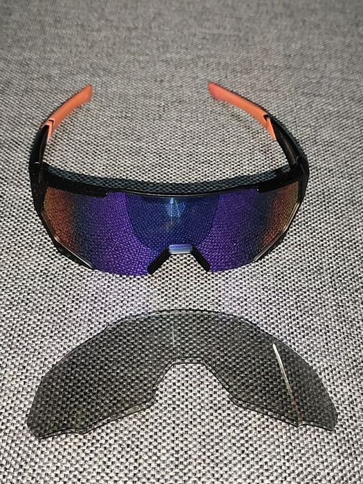 Велосипедний шлем + велоокуляри хамелеон