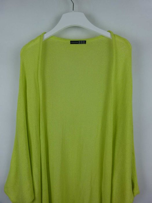 Atmosphere sweter narzutka neonowy / M