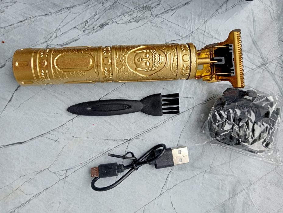 Акумуляторний триммер для стрижки VINTAGE T9 / Бездротова машинка для