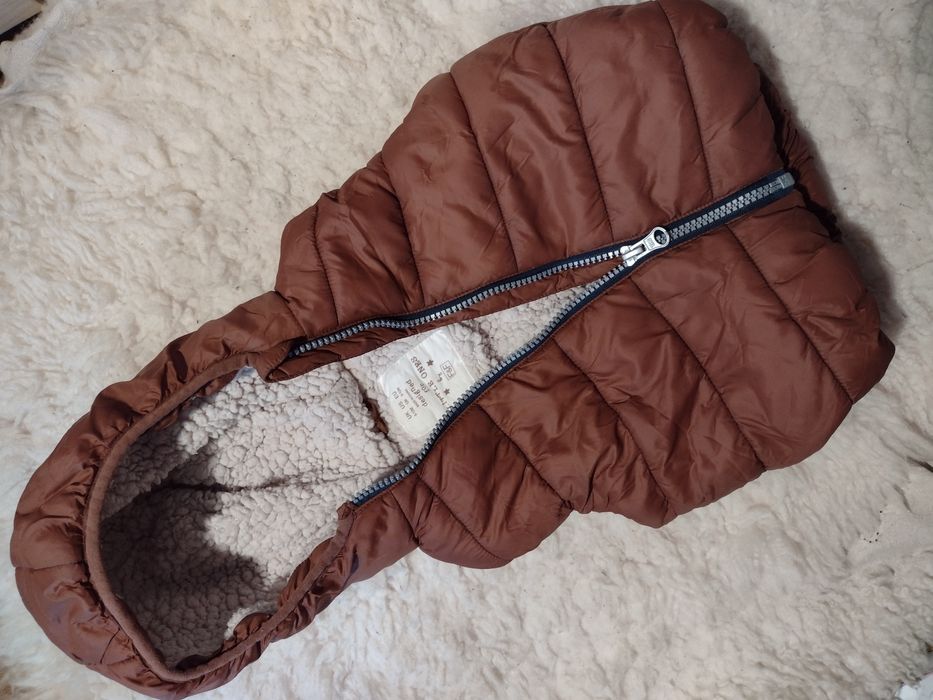 Kamizelka blezer bezrękawnik ocieplany 80 brązowy