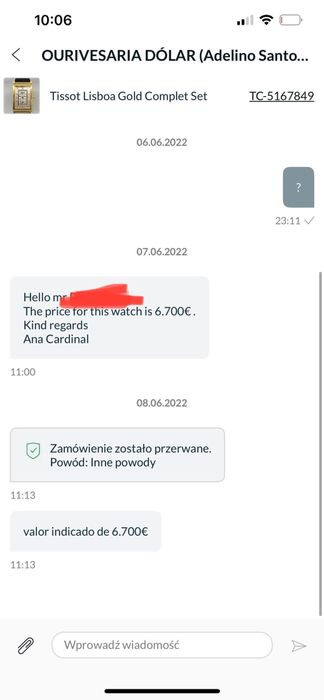 Tissot Lisboa 18K gold limited edition full set