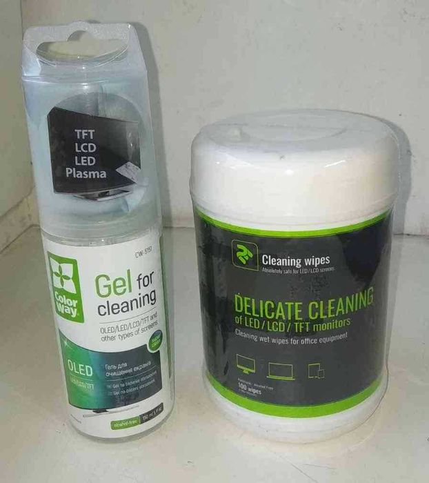 Клавиатура Dell KB216, Logitech K120 + Гель либо Влажные салфетки