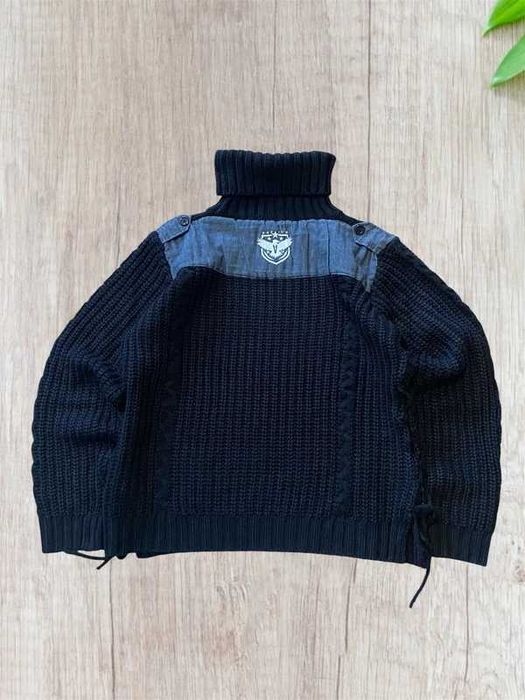 Sweter dzianinowy Black premium by Emp goth emo gothic sweater 2XL