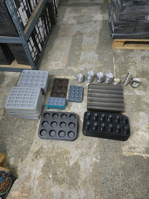 Lote de Utensílios e Formas Profissionais de Pastelaria