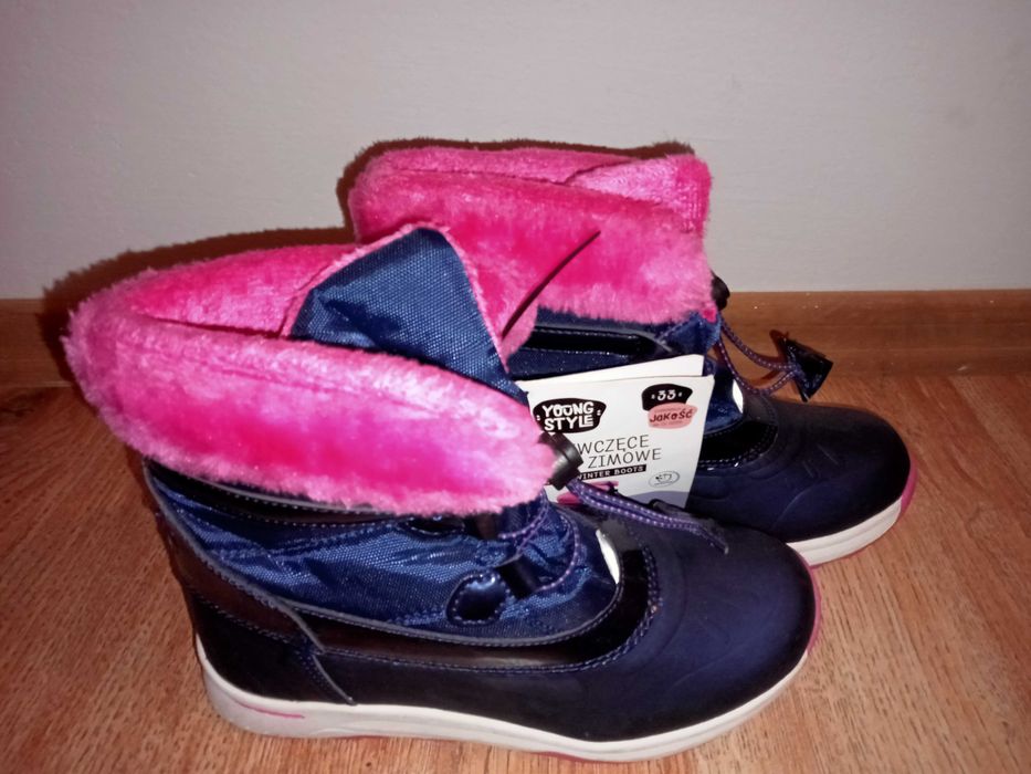 NOWE śniegowce dziewczęce.