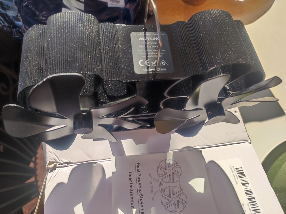 Ventilador de lareira ou salamandra