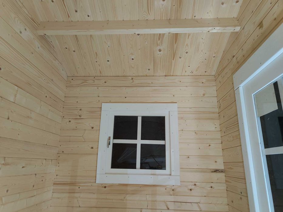 Abrigo de jardim em madeira maciça tratada