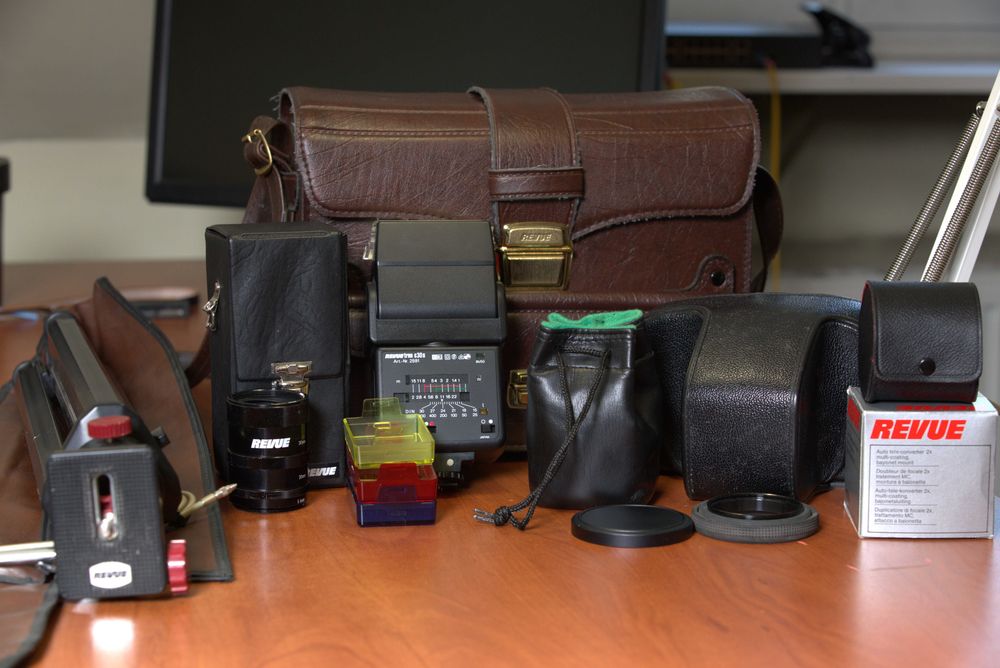 Zestaw Revue Argus CR-1 M42, Obiektywy oraz Akcesoria