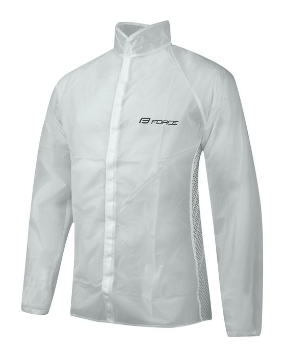 Велосипедний дощовик Force PVC прозорий M/L/XL