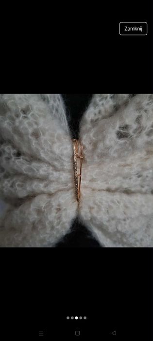 Bolerko etola ślubna wełna angora