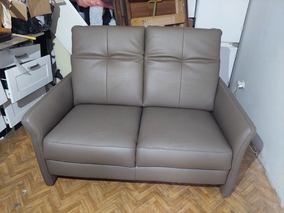 Sofa ze skóry naturalnej