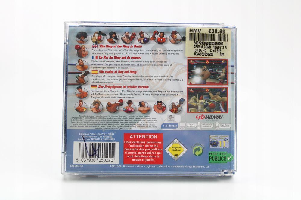 Ready 2 Rumble Boxing 2 Sega Dreamcast pudełkowa
