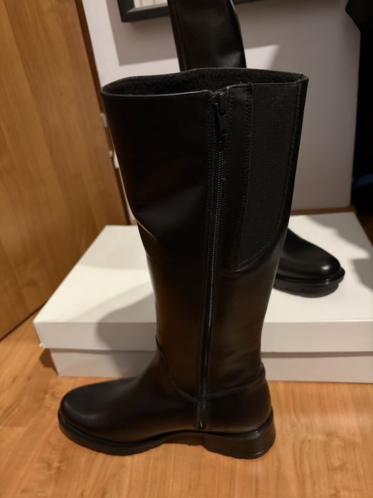 Czarne kozaki damskie r. 39