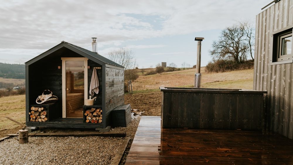 Sauna ogrodowa, HONEY, mobilna,