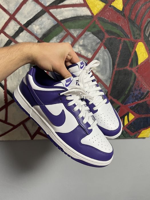 Nike dunk low court purple