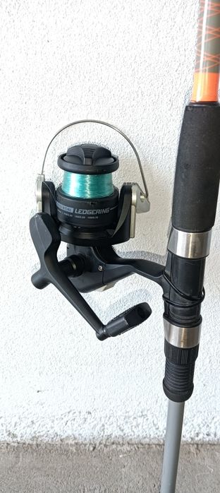 Carreto de cana de pesca.