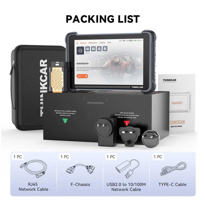 ThinkCar ThinkScan 689BT Máquina Diagnóstico OBD + 35 Funções (NOVO)