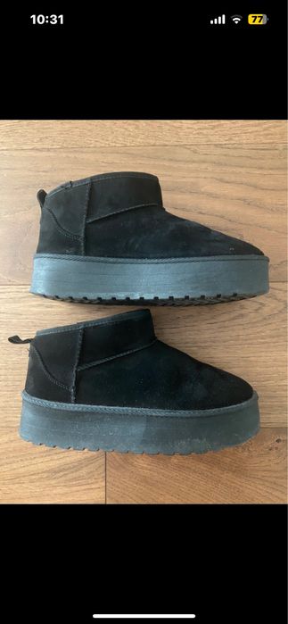 zimowe buty uggs emu śniegowce na platformie