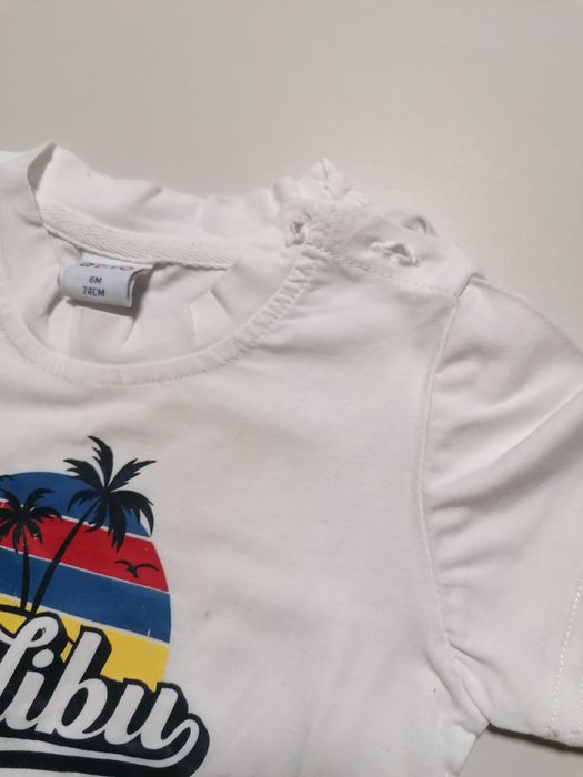 Conjunto de Verão: T-shirt + Calções de Bebé