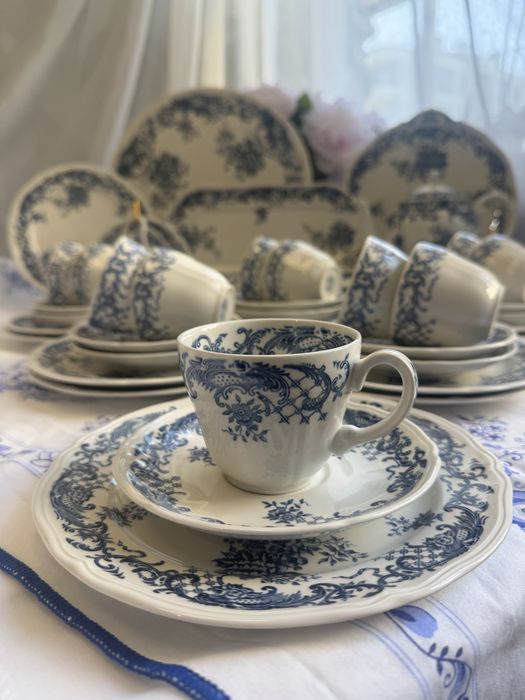 Villeroy boch valeria, віллерой бох валерія, синій, чайний сервіз