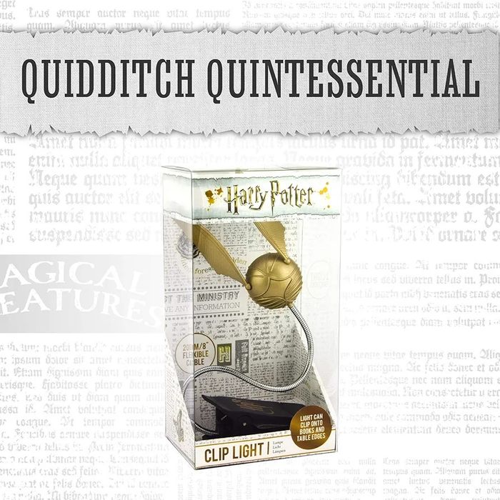 Harry Potter snitch - candeeiro em clip - NOVO