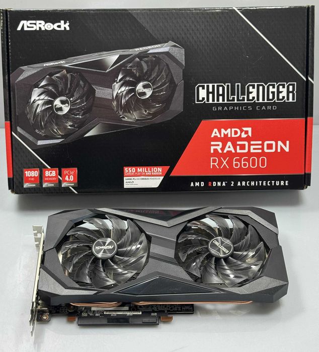 Karta graficzna ASRock Radeon RX 6600 Challenger D 8GB GDDR6 BOX Nowa
