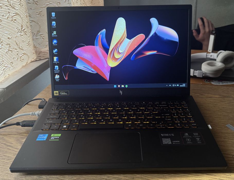 Acer Nitro V15 RTX 5060 16gb intel i5 +джойстик