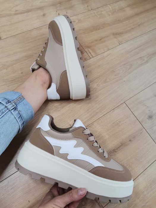 Extra SNEAKERSY buty spotowe sporty platforma trampki r. 38