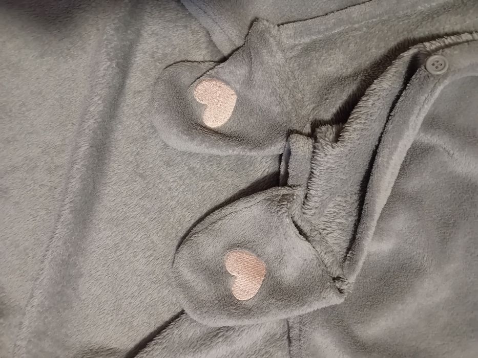 Koc z kapturem 120x170