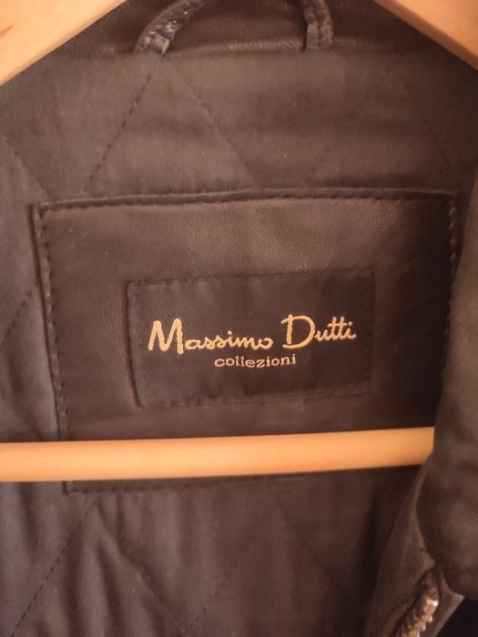 Casaco de couro Massimo Dutti