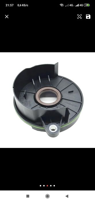 Передний сальник коленвала с крышкой (уплотнительное кольцо)двигателя