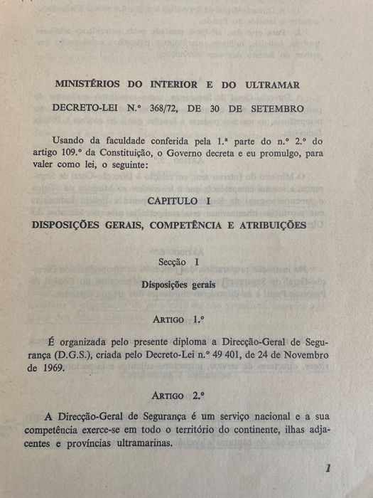 Decrecto lei da PIDE DGS