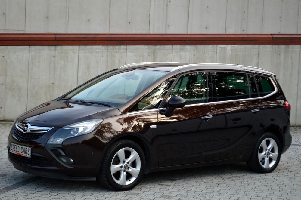 Opel Zafira 1.4T/120KM/100%Oryginał Przebieg/Bezwypadkowy/NAWI/Pół-Skóra/7-Osobowa