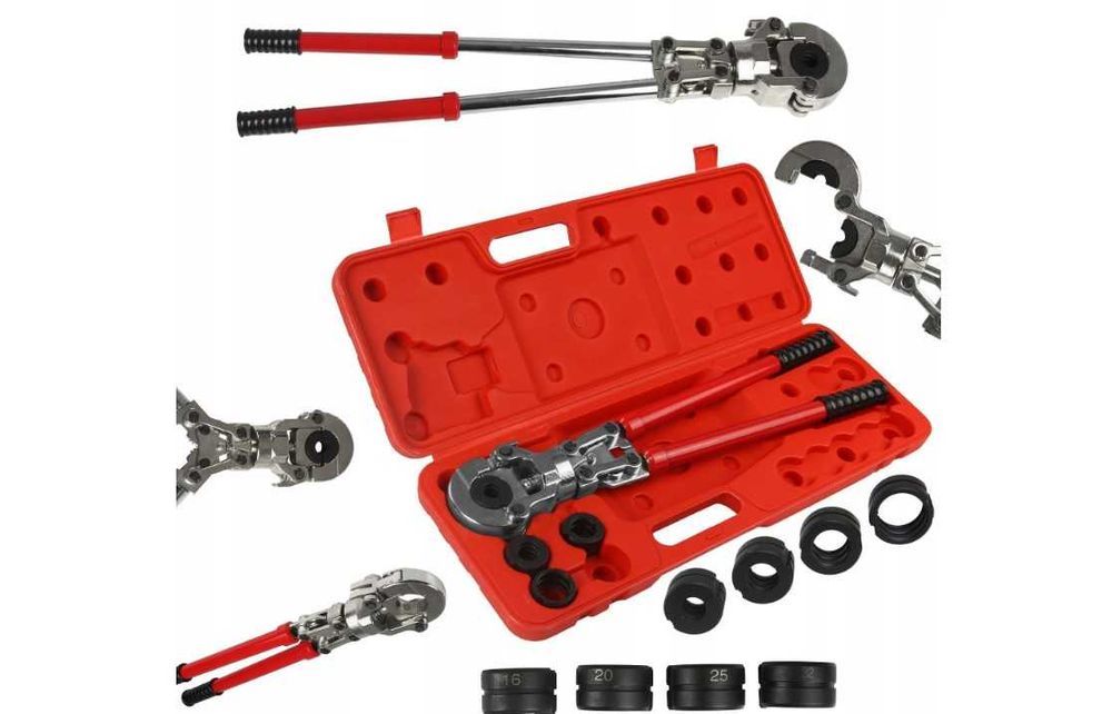 Dla Hydraulików RĘCZNA ZACISKARKA do Rur z Głowicą Nowa Gwarancja!