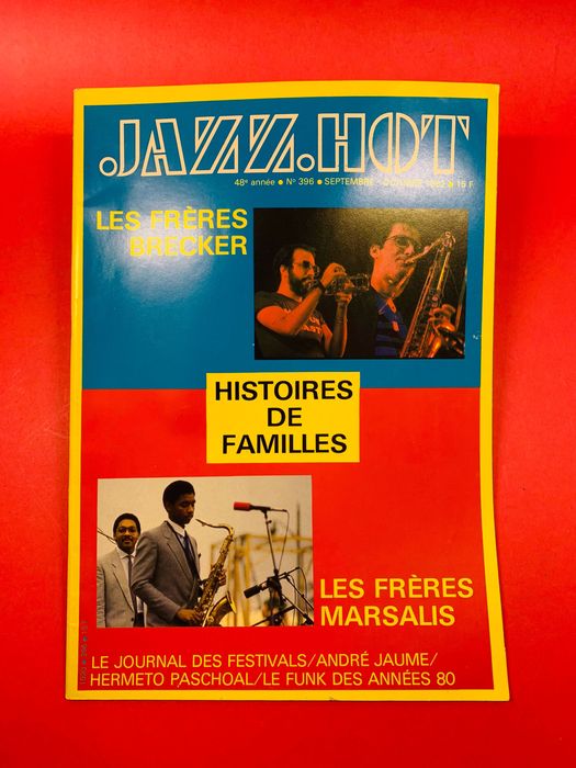Jazz Hot André Jaume No. 396, September–October, Year 1982