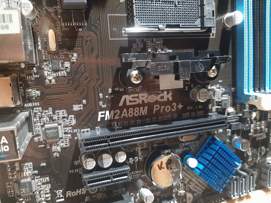 Материнська плата Asrock FM2A88M Pro3+, sFM2+, 4×ddr3, vga/dvi/hdmi