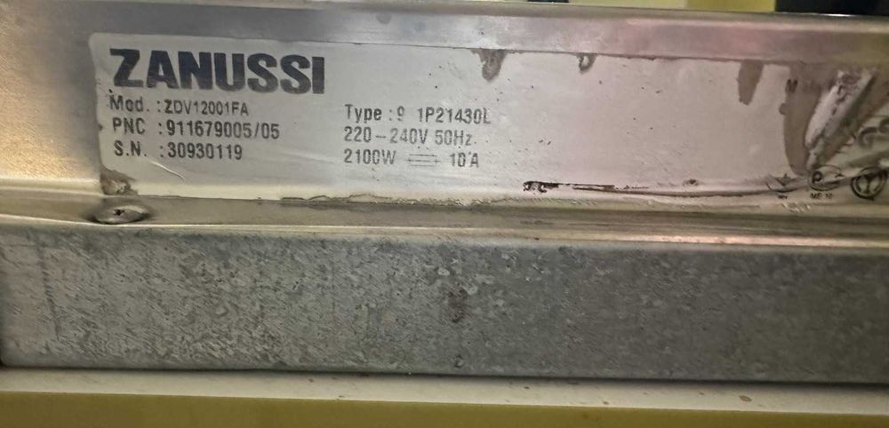 Посудомийна машина Zanussi ZDV12001FA