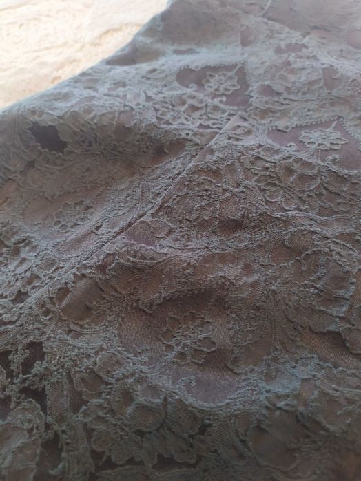 Koktajlowa sukienka Pretty Girl L zielona koronka wizytowa